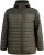D555 Northfield Hybrid soft shell prešívaná bunda s kapucňou khaki - Bundy - Bundy Nadmerné Veľkosti 2XL-8XL