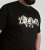 D555 Ginza Tokyo with Dragon Crew Neck T-shirt Black - Tričká - Nadrozmerné tričká - 2XL-14XL