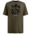D555 Stockton Gorilla Playing Drums Crew Neck T-Shirt Khaki - Tričká - Nadrozmerné tričká - 2XL-14XL