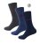 D555 Harold 2 Multi Color Pack of 3 Extra Wide Comfort Fit Socks - Spodná bielizeň - Spodné Prádlo 2XL-8XL