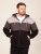 D555 Fitzgerald Zip Through Hoody With Cut & Sew Panels Čierna - Mikiny & mikiny bez kapucne - Mikiny & Mikiny s Kapucňou 2XL-12XL
