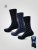 D555 Harold 3 Extra Wide Comfort Fit Socks 3-pack Navy/Denim - Spodná bielizeň - Spodné Prádlo 2XL-8XL