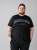 Jack & Jones CALEB VARSITY O-Neck T-Shirt Black - Tričká - Nadrozmerné tričká - 2XL-14XL