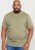 D555 Signature V-neck T-shirt Khaki - Tričká - Nadrozmerné tričká - 2XL-14XL