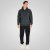Double Outfitters MTOP-1160 Mikina s kapucňou na zips Tmavozelená - Mikiny & mikiny bez kapucne - Mikiny & Mikiny s Kapucňou 2XL-12XL