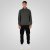 Double Outfitters MTOP-1163 Mikina s krátkym zipsom Khaki - Mikiny & mikiny bez kapucne - Mikiny & Mikiny s Kapucňou 2XL-12XL