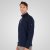 Double Outfitters MTOP-1163 Mikina s krátkym zipsom Námornícka modrá - Mikiny & mikiny bez kapucne - Mikiny & Mikiny s Kapucňou 2XL-12XL
