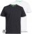 D555 Fenton 2-pack Black/White T-shirt - Tričká - Nadrozmerné tričká - 2XL-14XL
