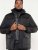 D555 Fargo Five Pocket Jacket With Ribbed Neck and Inner Quilting Black - Bundy - Bundy Nadmerné Veľkosti 2XL-8XL