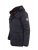D555 Lonsdale Parka Style Jacket With Embroidery Patch On Sleeve Black - Bundy - Bundy Nadmerné Veľkosti 2XL-8XL