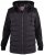 D555 Hampshire Hooded Quilted Jacket Black - Bundy - Bundy Nadmerné Veľkosti 2XL-8XL