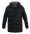 D555 Grove Quilted Parka Jacket Black - Bundy - Bundy Nadmerné Veľkosti 2XL-8XL
