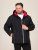 D555 Jamie Soft Shell Detachable Hood Padded Jacket Čierna - Bundy - Bundy Nadmerné Veľkosti 2XL-8XL