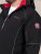 D555 Jamie Soft Shell Detachable Hood Padded Jacket Čierna - Bundy - Bundy Nadmerné Veľkosti 2XL-8XL