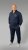 20 Nodi Ostro Stretch Fleece Cotton Tracksuit Navy - Teplákové súpravy - Teplákové súpravy Pánske Nadmerné veľkosti