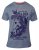 D555 CLAYTON Honolua Bay T-shirt Denim Marl - Tričká - Nadrozmerné tričká - 2XL-14XL