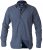 D555 Scott LS Printed Shirt Blue - Košele - Košele 2XL-10XL