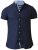 D555 Norman Short Sleeve Oxford Shirt Navy - Košele - Košele 2XL-10XL