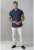D555 Norman Short Sleeve Oxford Shirt Navy - Košele - Košele 2XL-10XL