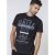 D555 Phillip T-shirt Black - Tričká - Nadrozmerné tričká - 2XL-14XL