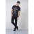 D555 Phillip T-shirt Black - Tričká - Nadrozmerné tričká - 2XL-14XL