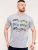 D555 Bathurst Custom Classics Motorbike Printed T-Shirt Grey - Tričká - Nadrozmerné tričká - 2XL-14XL