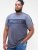 D555 Anson Originals Printed T-shirt Denim Marl - Tričká - Nadrozmerné tričká - 2XL-14XL