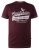 D555 Wharf California Eagle Printed T-Shirt Burgundy - Tričká - Nadrozmerné tričká - 2XL-14XL
