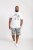 D555 Trafford Bike Photo Printed T-Shirt White - Tričká - Nadrozmerné tričká - 2XL-14XL