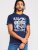 D555 Prestwick Florida Floral Printed T-Shirt - Tričká - Nadrozmerné tričká - 2XL-14XL