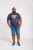 D555 Scampton Official Superman Printed T-Shirt Navy - Tričká - Nadrozmerné tričká - 2XL-14XL