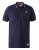D555 Sloane Polo Shirt With Chest Embroidery Navy - Polokošele - Polokošele 2XL-8XL