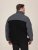 D555 Daly Quarter Zip Fleece Sweatshirt Čierna/Sivá - Mikiny & mikiny bez kapucne - Mikiny & Mikiny s Kapucňou 2XL-12XL