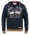 D555 Flanders Full Zip Hoody With Chest Print - Mikiny & mikiny bez kapucne - Mikiny & Mikiny s Kapucňou 2XL-12XL