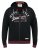 D555 Patrick Full Zip Hoody With 'Motorcycle' Chest Print - Mikiny & mikiny bez kapucne - Mikiny & Mikiny s Kapucňou 2XL-12XL