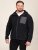 D555 Damien Micro Fleece Zip Through Hoody Čierna/Sivá - Mikiny & mikiny bez kapucne - Mikiny & Mikiny s Kapucňou 2XL-12XL