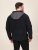 D555 Damien Micro Fleece Zip Through Hoody Čierna/Sivá - Mikiny & mikiny bez kapucne - Mikiny & Mikiny s Kapucňou 2XL-12XL