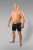 20 Nodi Stretch Cotton Boxer with Medium Leg Blue - Spodná bielizeň - Spodné Prádlo 2XL-8XL