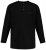 JP1880 702555 Tričko Henley s dlhým rukávom Čierna - Tričká - Nadrozmerné tričká - 2XL-14XL