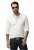 JP1880 702555 Tričko Henley s dlhým rukávom Biela - Tričká - Nadrozmerné tričká - 2XL-14XL