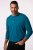 JP1880 Henley T-shirt Long Sleeve Blue - Tričká - Nadrozmerné tričká - 2XL-14XL
