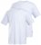JP1880 702637 Tričko s okrúhlym výstrihom 2 kusy Biela - Tričká - Nadrozmerné tričká - 2XL-14XL
