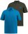 JP1880 704317 Polokošeľa 2 kusy Tyrkysovo modrá/Olivová - Polokošele - Polokošele 2XL-8XL