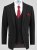 D555 Ted 4 Way Stretch Tailored Suit Jacket Čierna - Obleky - Obleky 2XL-8XL