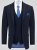 D555 Ted 4 Way Stretch Tailored Suit Jacket Námornícka modrá - Obleky - Obleky 2XL-8XL