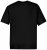 JP1880 712616 Tričko so strihom na bruško Čierna - Tričká - Nadrozmerné tričká - 2XL-14XL
