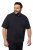 JP1880 712617 Polokošeľa so strihom na bruško Tmavomodrá - Polokošele - Polokošele 2XL-8XL