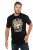 JP1880 Guns N’ Roses Skull Comfort Fit Band T-Shirt Black - Tričká - Nadrozmerné tričká - 2XL-14XL