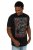 JP1880 Pink Floyd Retro Graphic Comfort Fit Band T-Shirt Black - Tričká - Nadrozmerné tričká - 2XL-14XL