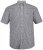 JP1880 722860 Károvaná košeľa s krátkym rukávom Čierna - Košele - Košele 2XL-10XL